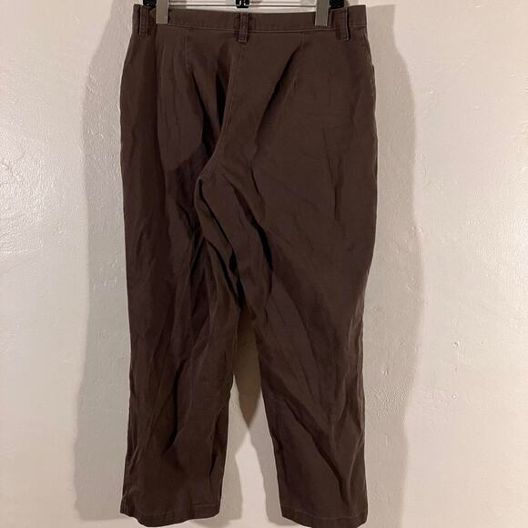 Vintage‎ Y2K Lee Brown Pants Stretch Riders Slacks - Picture 4 of 6